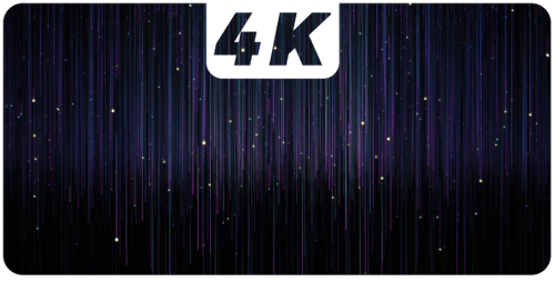 Abstract Glowing Particle Lines Downward Flow Background