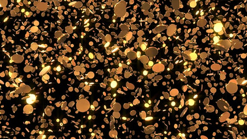 Goldmünzen Loop-Hintergrund
