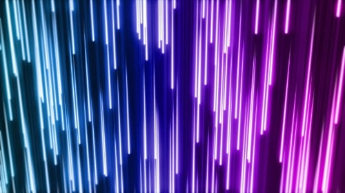 Abstract Gradient Neon Light Trails Background