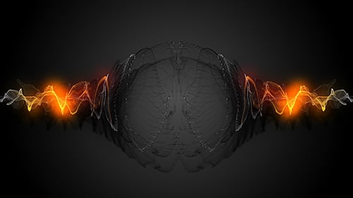 Audiospektrum-Energiering-Hintergrund