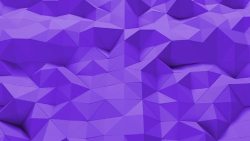 Purple Polygonal Geometric Loop