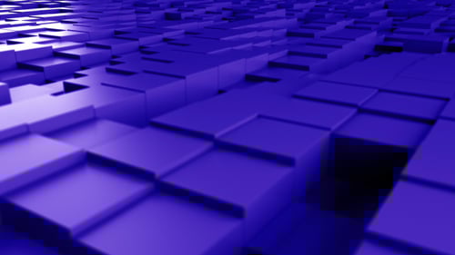 Abstract Geometric Cubes Wave Seamless Loop Background Animation