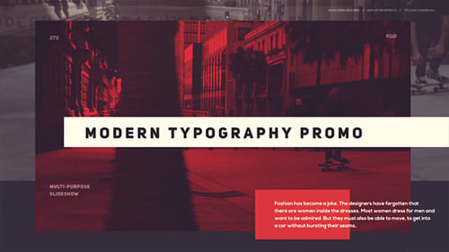 Typography Promo