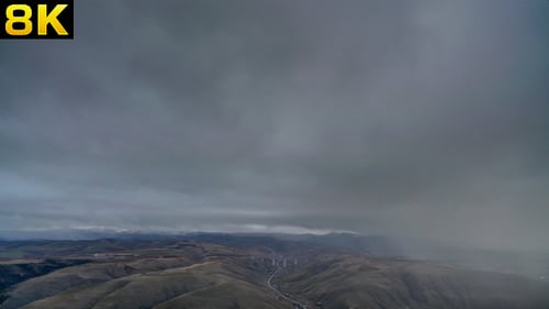 Scenic Rural Landscape with Overcast Sky