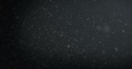 Subtle Floating White Particles Abstract Motion Background