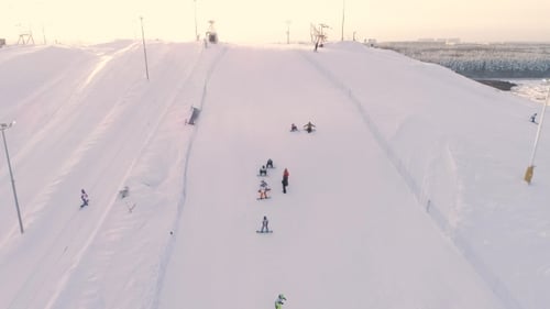 Snowboard-Wettbewerb Big Air