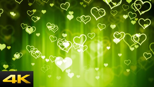 Green Hearts of Love