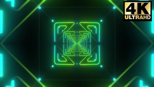 4 Green Stroke Vj Loop Pack