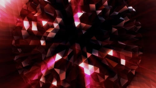 Dynamic Geometric Polygons Shimmering Abstract Background