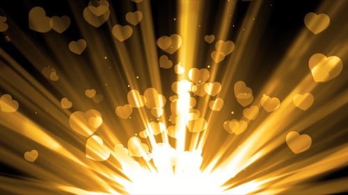 Goldene Liebesstrahlen