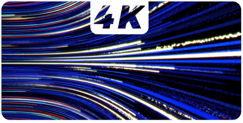 Futuristic Abstract Speed Lines Data Tunnel Animation