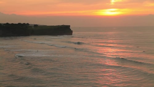 Balangan Beach at Sunset. Bali, Indonesia.