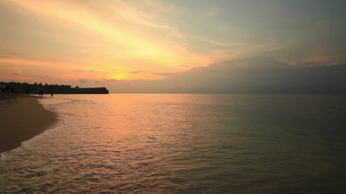 Balangan Beach at Sunset in Bali, Indonesia