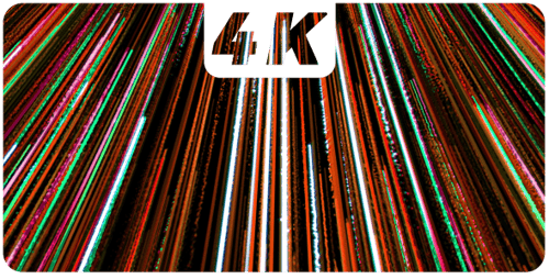 Colorful Abstract Light Trails Motion Background