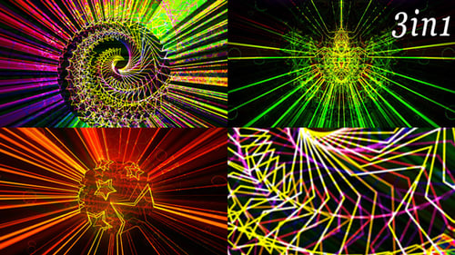 Colors Transformation - VJ Loop Pack (3in1)