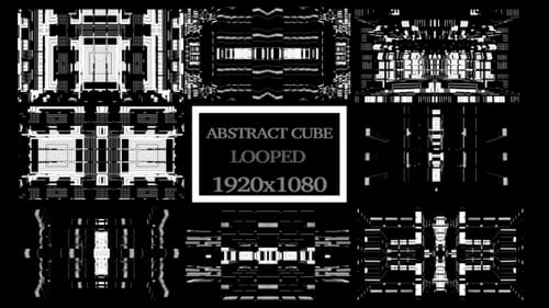 Abstract Cube Background VJ Pack
