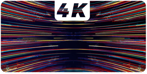 Dynamic Curved Lines Light Trails Abstract Background