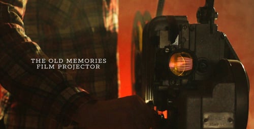 Vintage Projector Cinematic Titles for Memories