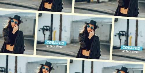 Dynamic Cinematic Slideshow with Modern Fast Transitions