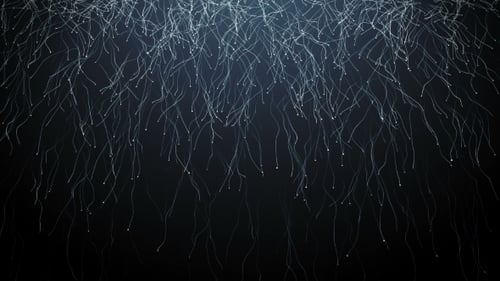Moving Pattern Creating Particles in Chaotic Directions