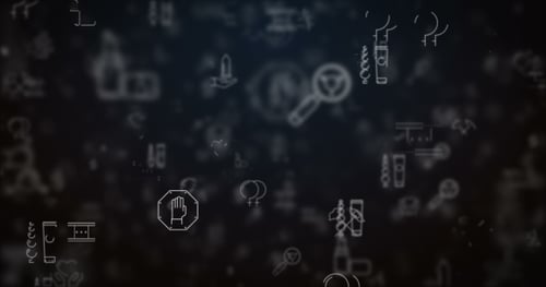 Loop Moved Sexual Icons Background