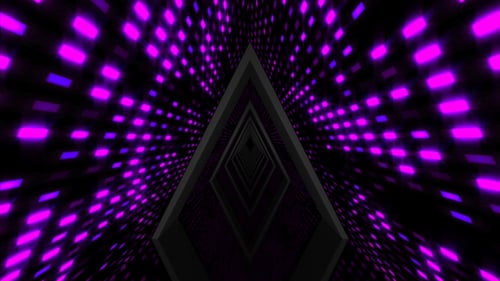 Bucle de túnel triangular geométrico 3D