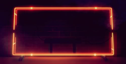 Neon Light Logo Reveal