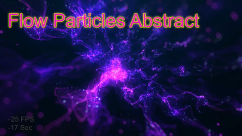 Flow Particles Abstract
