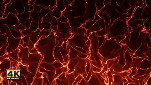 Abstract Flame Background 4K