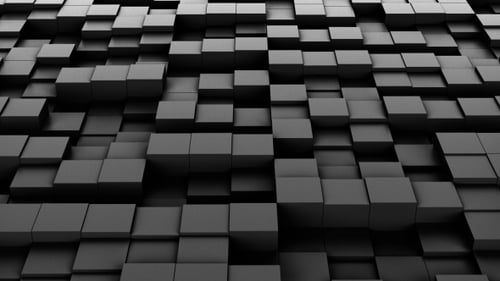 Movimento de cubos em loop