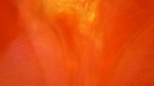 Orange and Gold Abstract Fluid Background Animation