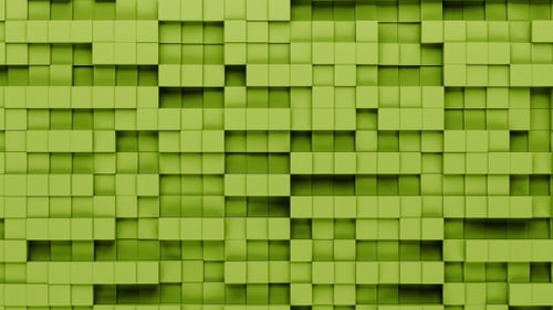 Green Cubes Motion Loopable
