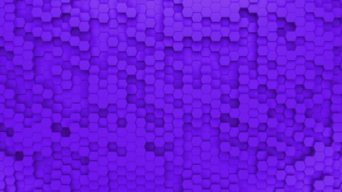 Purple Hexagons Loop
