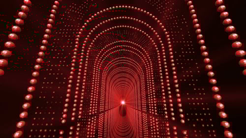 Red Dynamic Tunnel Loop