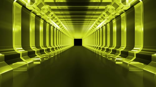 Boucle tunnel jaune