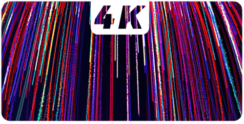 Dynamic Abstract Neon Light Trails Animated Background