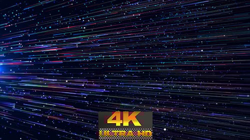 Dynamic Futuristic Abstract Lines and Particles Background