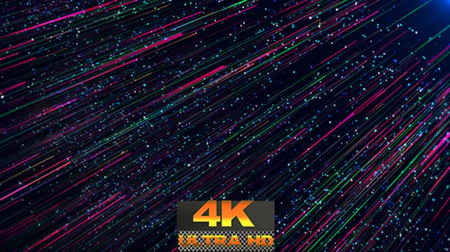 Vibrant Abstract Light Streaks Background Loop