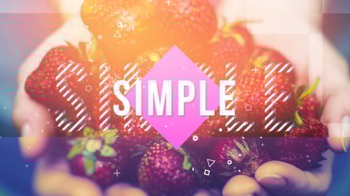 Energetic Geometric Glitch Text and Logo Reveal