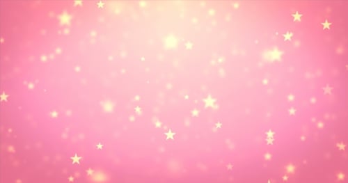 Loop Moving Beauty Star Particles