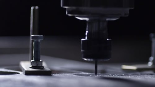 Logo Cutting on Aluminum Plate