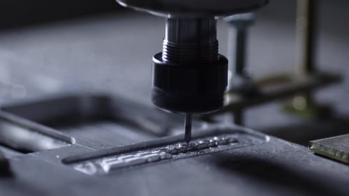 Logo Cutting on Aluminum Plate