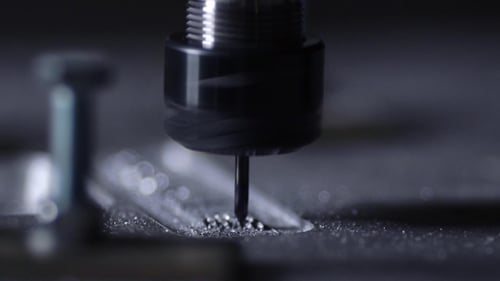 The Robot in the Company with the Help of a Program Written To Work with Steel Is Cut From an