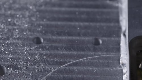 Modern Production for the Creation of Aluminum Plates Beautiful Drilling Process