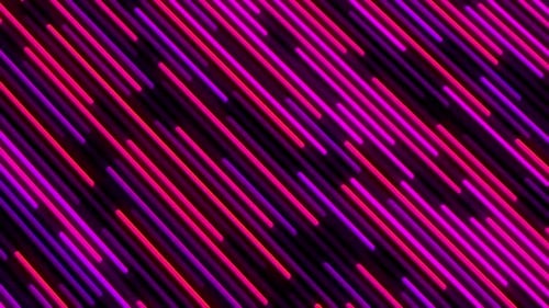 Animated Neon Diagonal Lines Background Loop