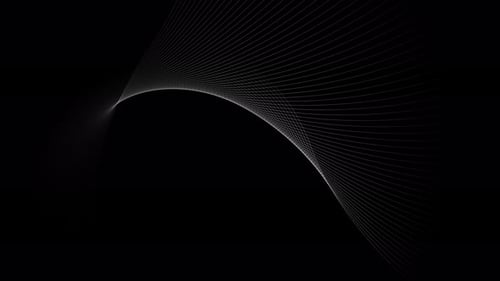 Abstract Minimalist Flowing Lines Background Animation