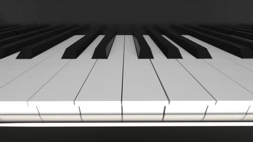 3D Piano Keyboard Loop