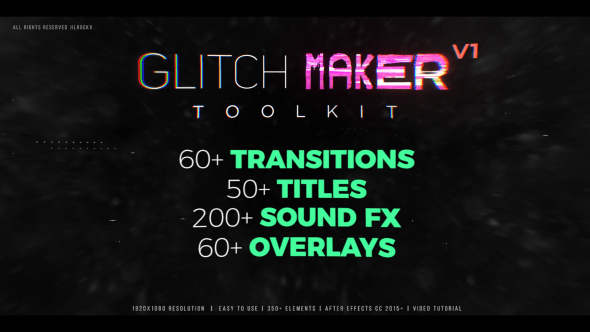 Glitchmaker Toolkit 350+ Elements