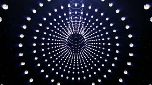 Glittering Glass Bubbles Loop