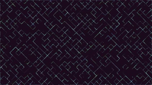 Abstract Digital Grid Lines Expanding Seamless Loop